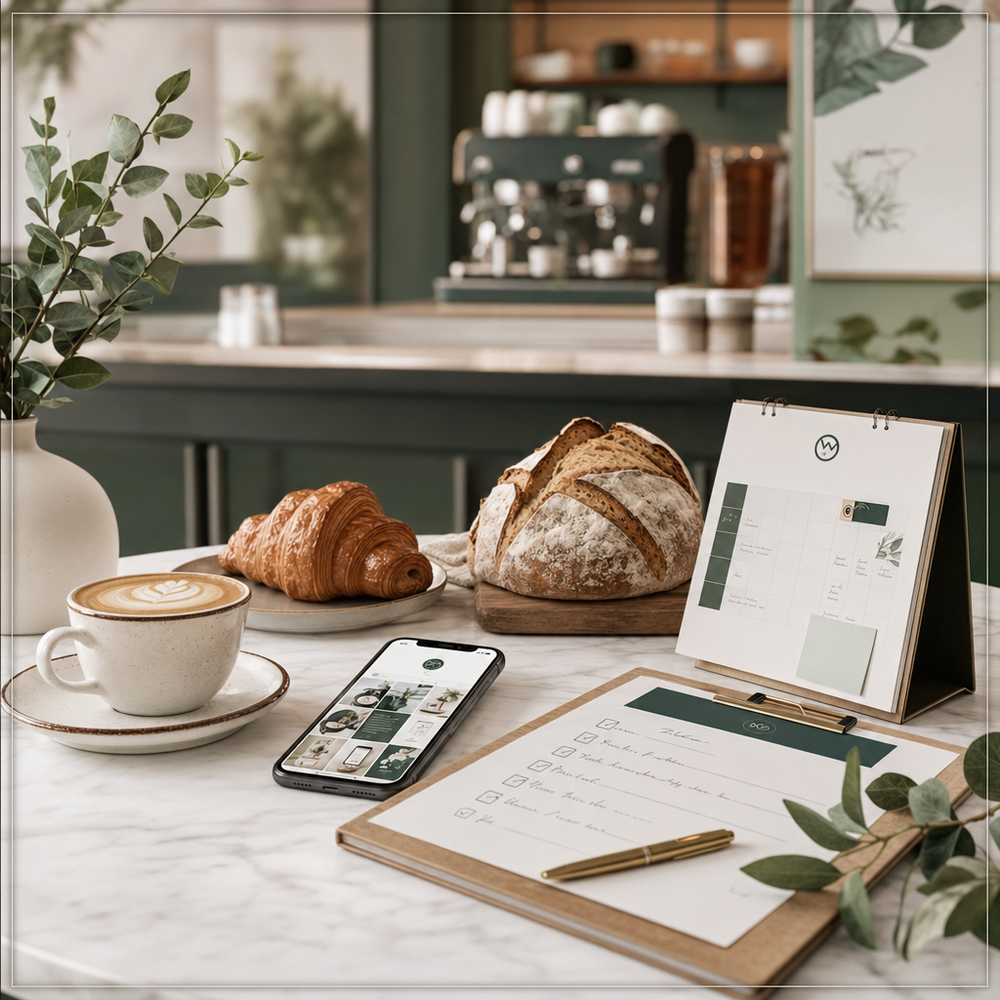 Pack IA para Cafeterías, Panaderías y Bares – 30 días de contenido listo para usar